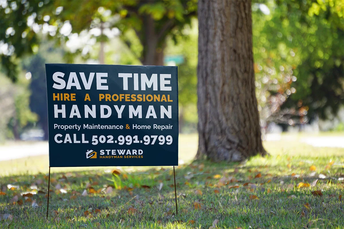 Steward Handyman signage